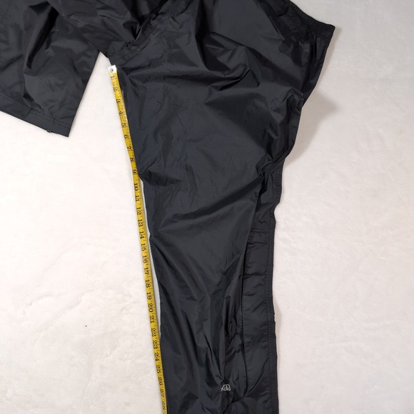 LL Bean TEK 2.5 Rain Pants Womens 2X Reg Black Ripstop Waterproof Hiking 268242 - Picture 9 of 11